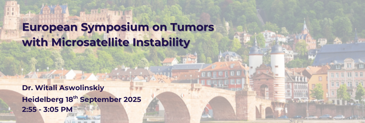 Meet our AI Lead at European Symposium on Tumors with Microsatellite Instability in Heidelberg