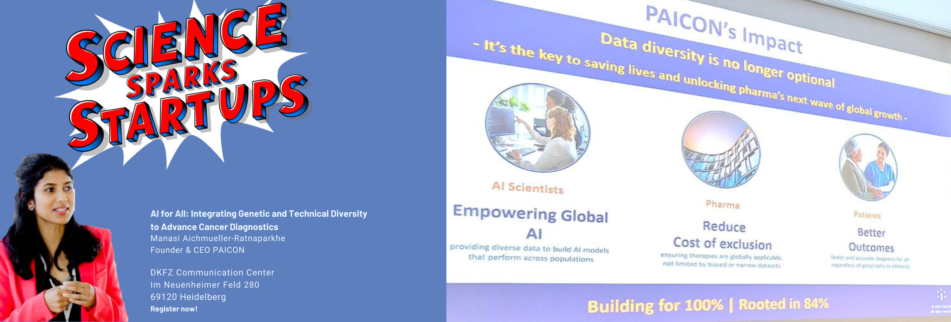 Championing Equity in AI: PAICON CEO Speaks at Science Sparks Startups